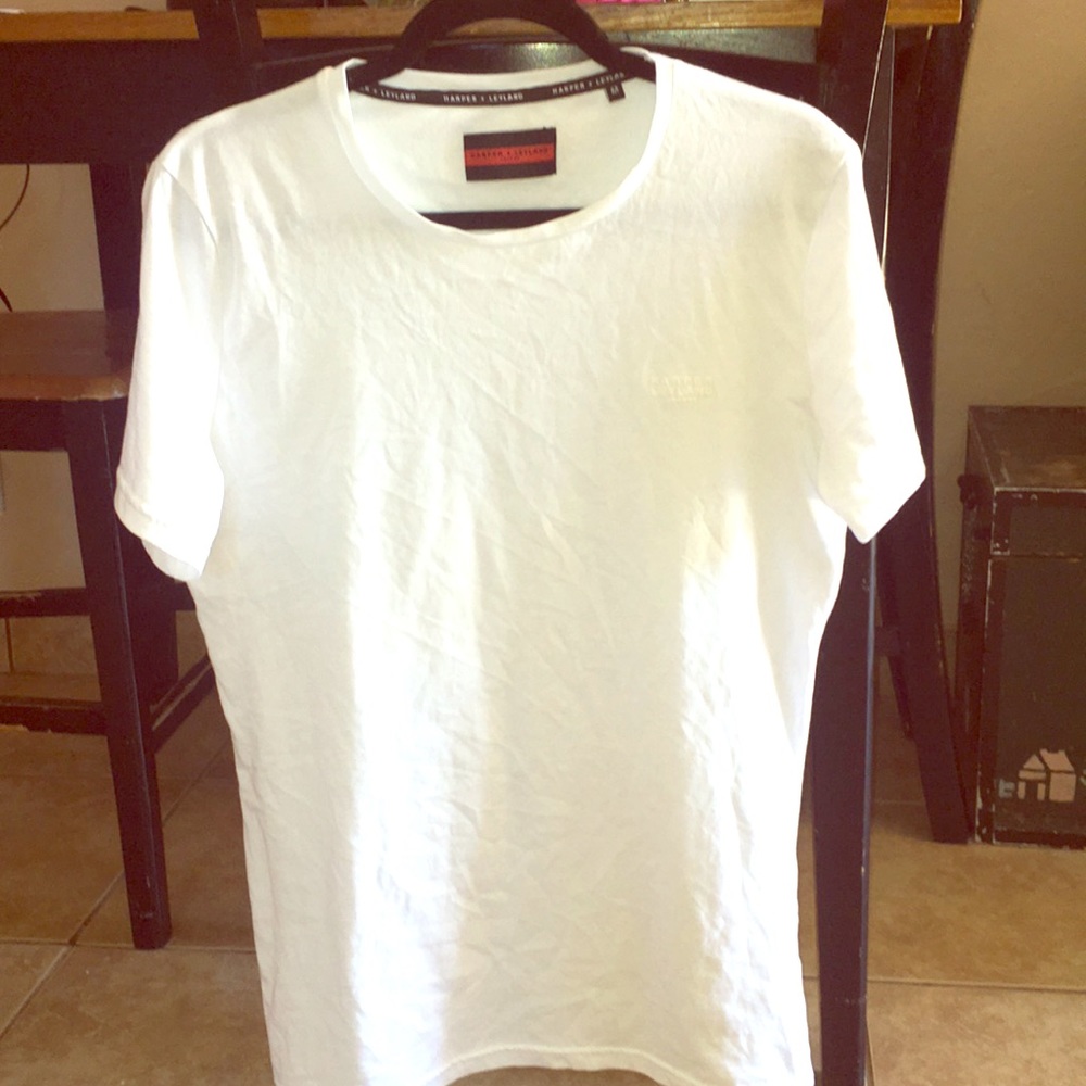 Plain white T for men